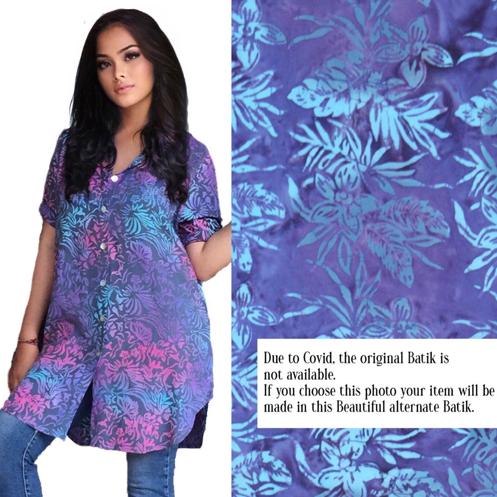 Harley Batik Shirt Long Cut Blouse