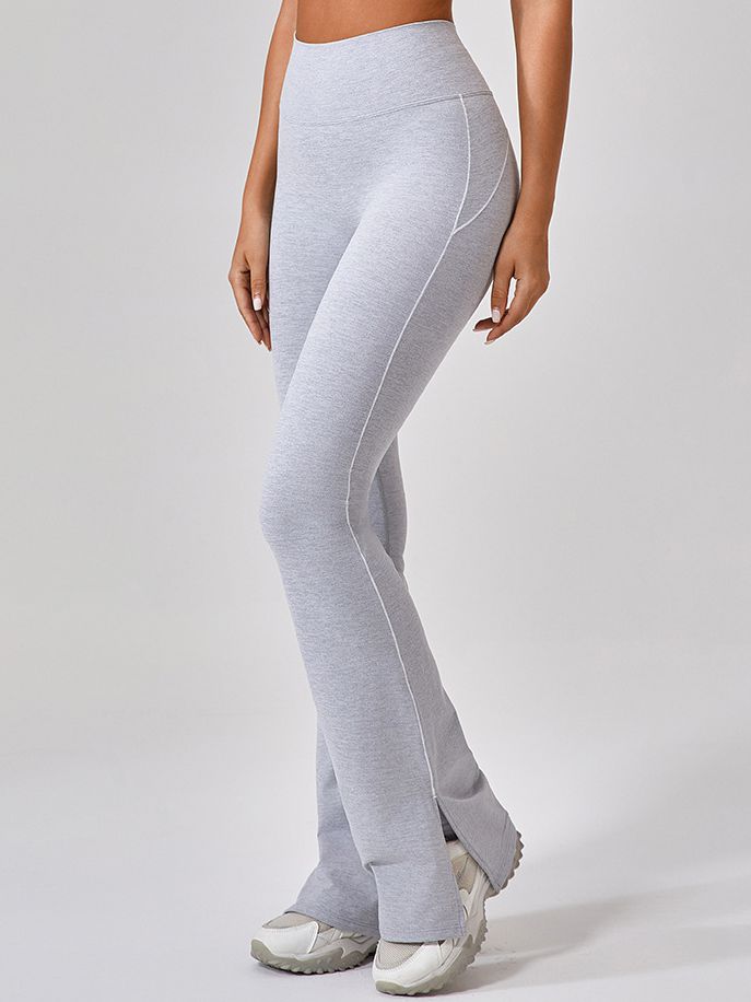 Flare High-waisted Split Pants
