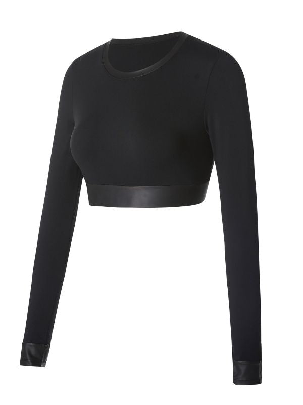 Fly Eye Contrast Color High-rise Leggings
