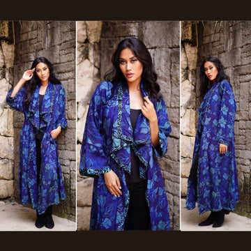 Yvonne Boho Jacket Duster Long Sleeve Cascade Bali Batik