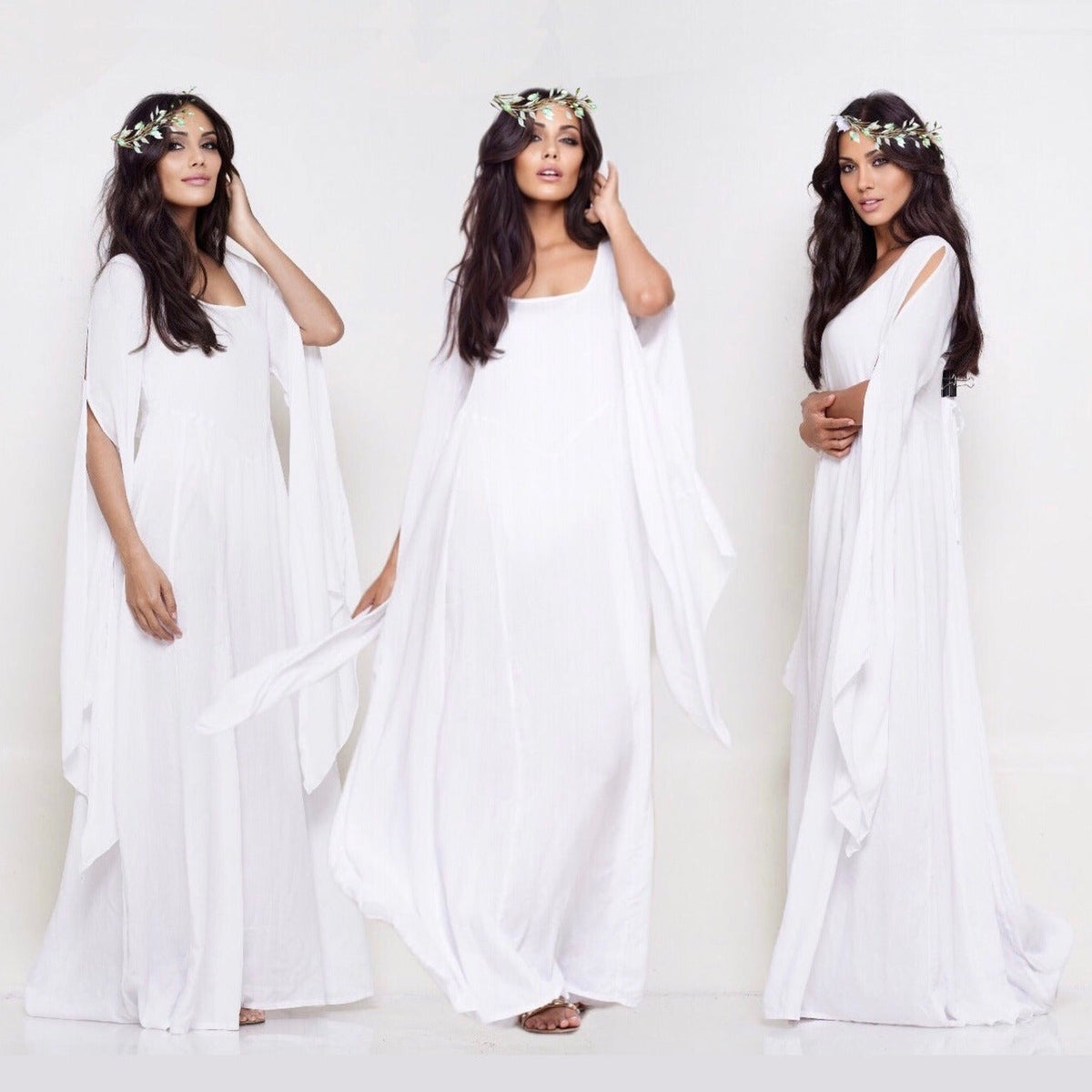 Carrie Cottagegoth Renaissance Bohemian Maxi Dress