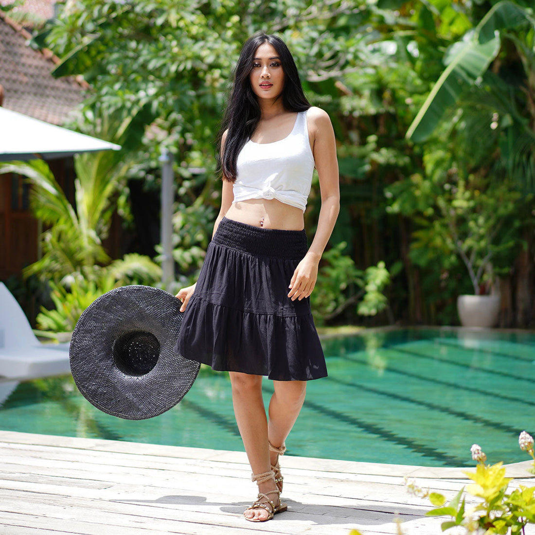 Lyanna Mini Ruffle Tiered Skirt