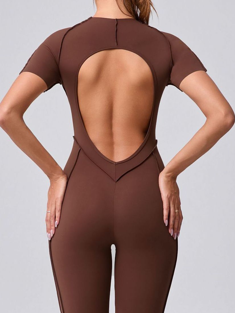 Heart Backless Jumpsuit