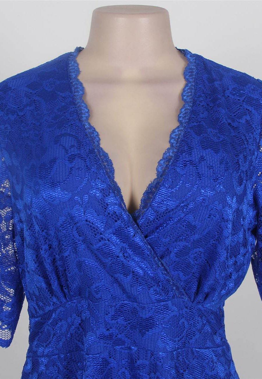 Freya Blue Plus Size Dress