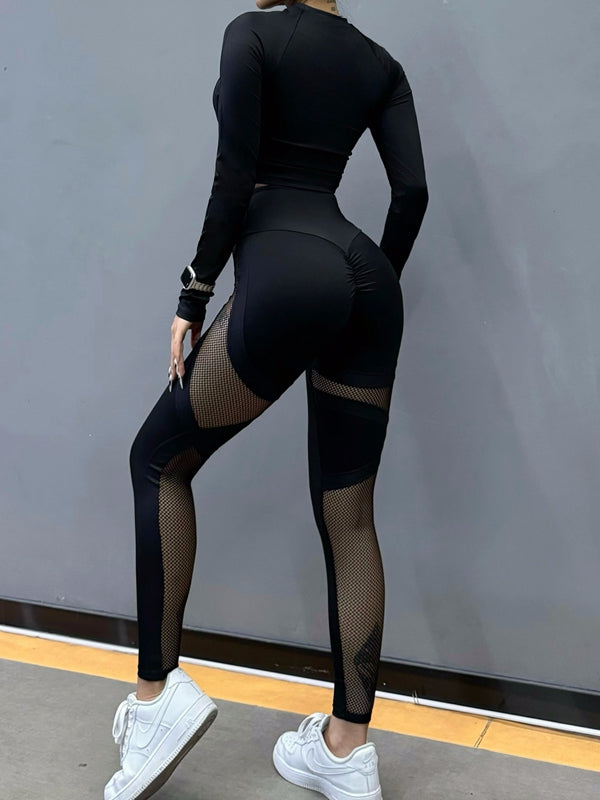 Fishnet Scrunch Bum Leggings