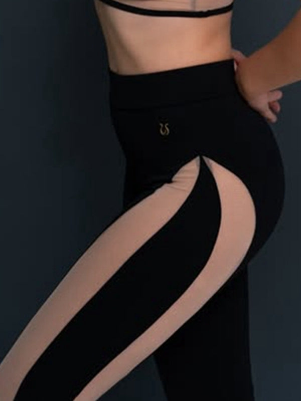 Super Sexy Unique Sheer Mesh Split Tracksuit