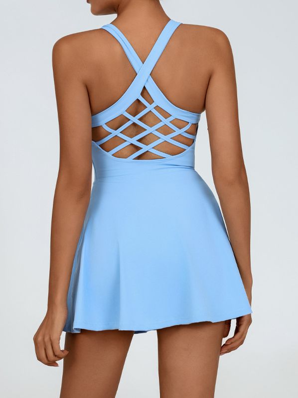 Cross Back Quick Dry Tennis Dress