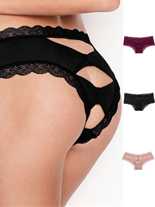 Bow-knot Hollow Out Panties