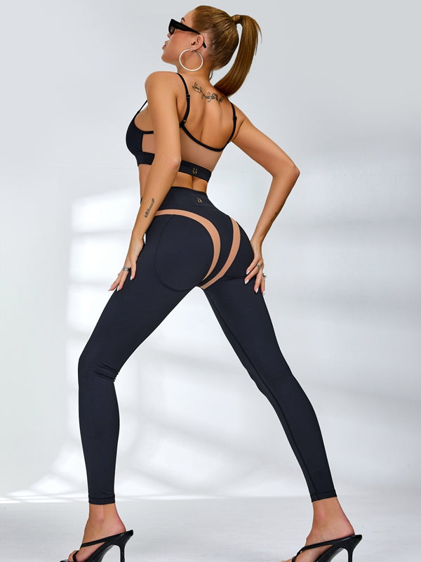 Super Sexy Unique Mesh Hip-lift Leggings