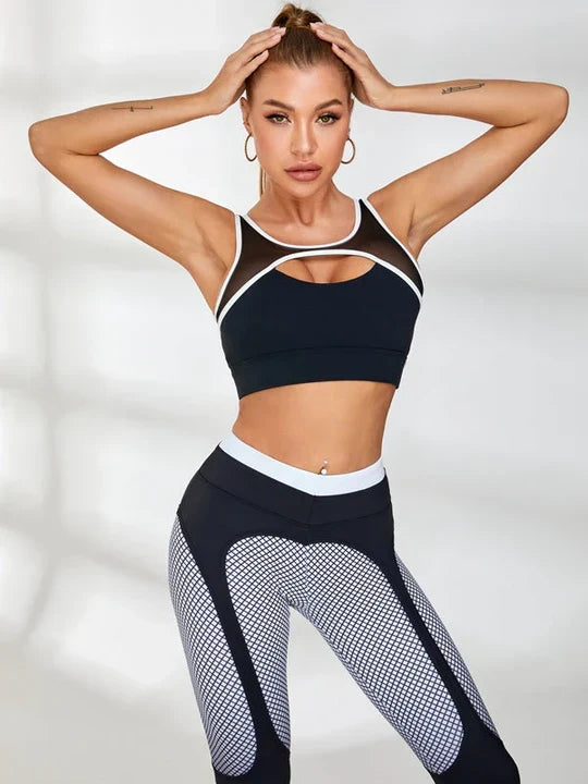 Pop Style Contrast Color Leggings