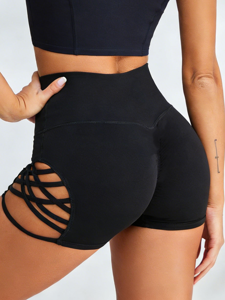 High Waist Sexy Hot Spandex Gym Booty Shorts