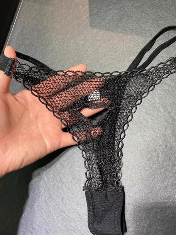 Femal Sexy Mesh Hollow Out Lace Panties