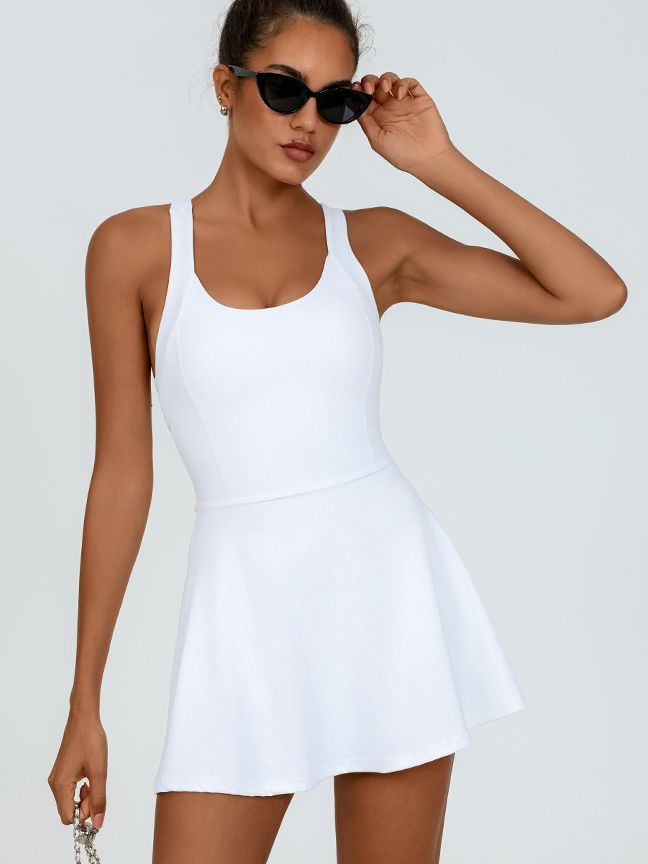 Cross Back Quick Dry Tennis Dress