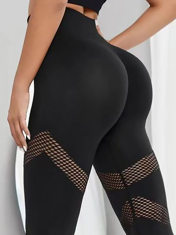 Hip-lift Seamless Elastic Tight Net Leggings