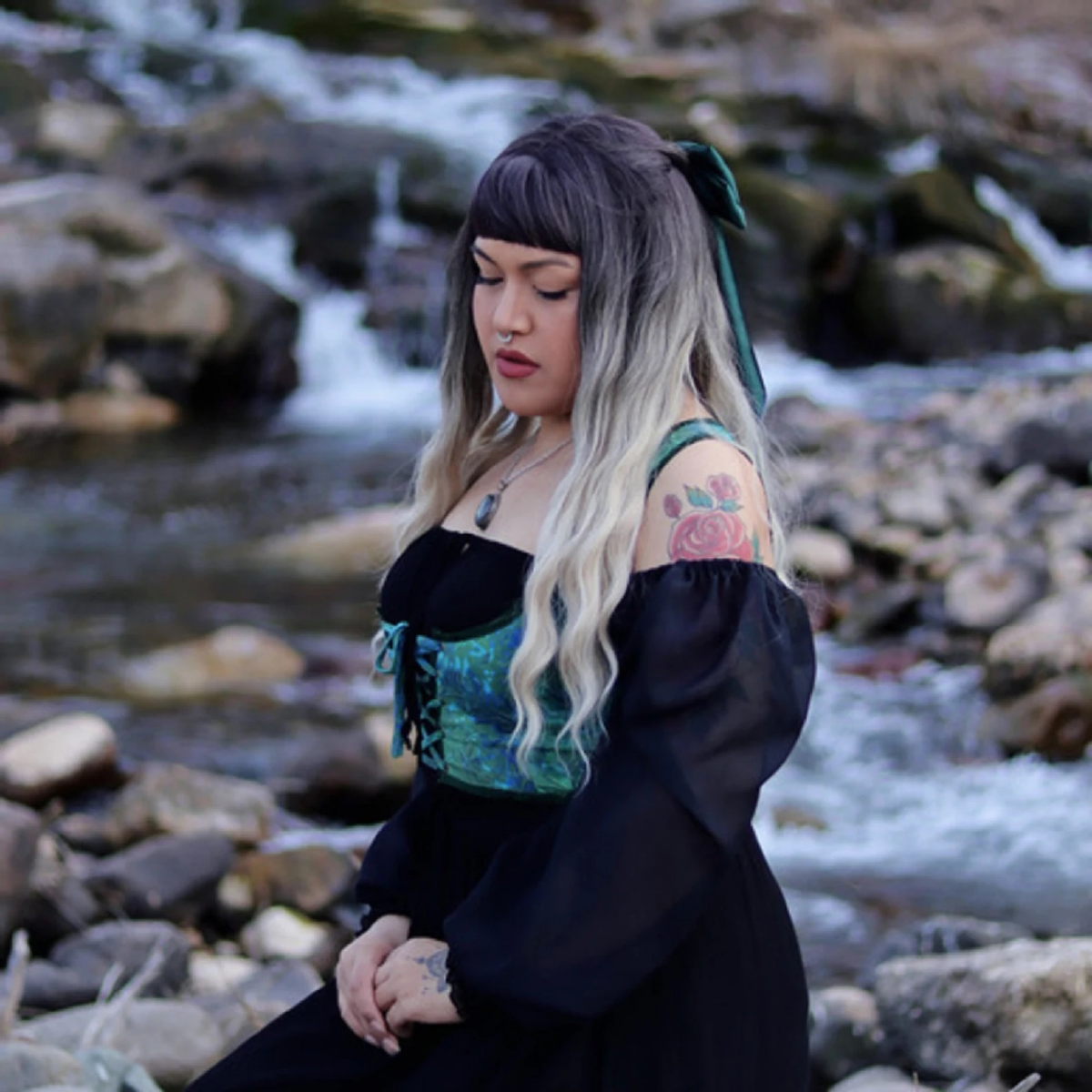 Emberlynn Ren Faire Lacing Vest Renaissance Corset Top