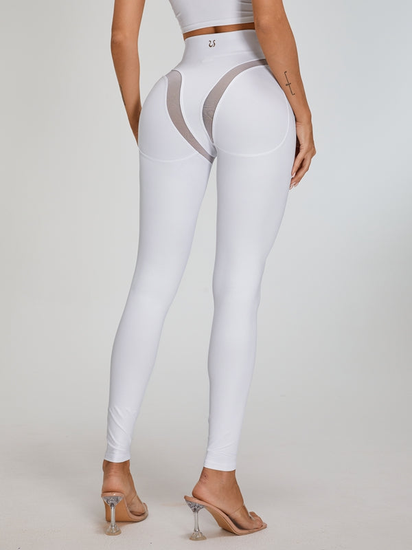 Super Sexy Unique Mesh Hip-lift Cross Tracksuit