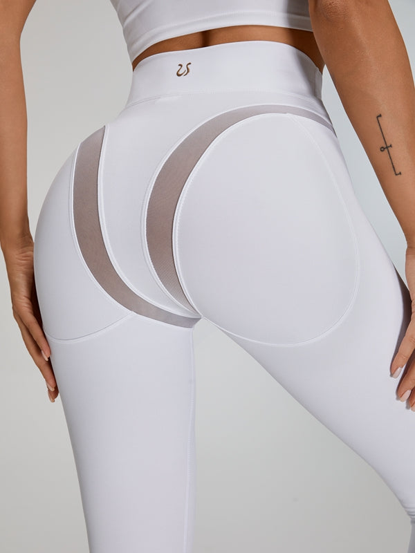 Super Sexy Unique Mesh Hip-lift Cross Tracksuit