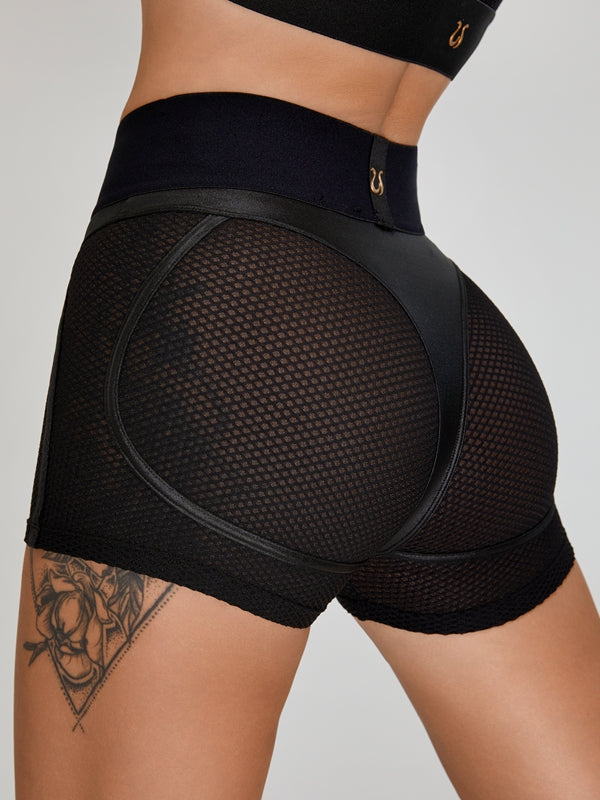 Fly Eye Contrast Color High-rise Leggings