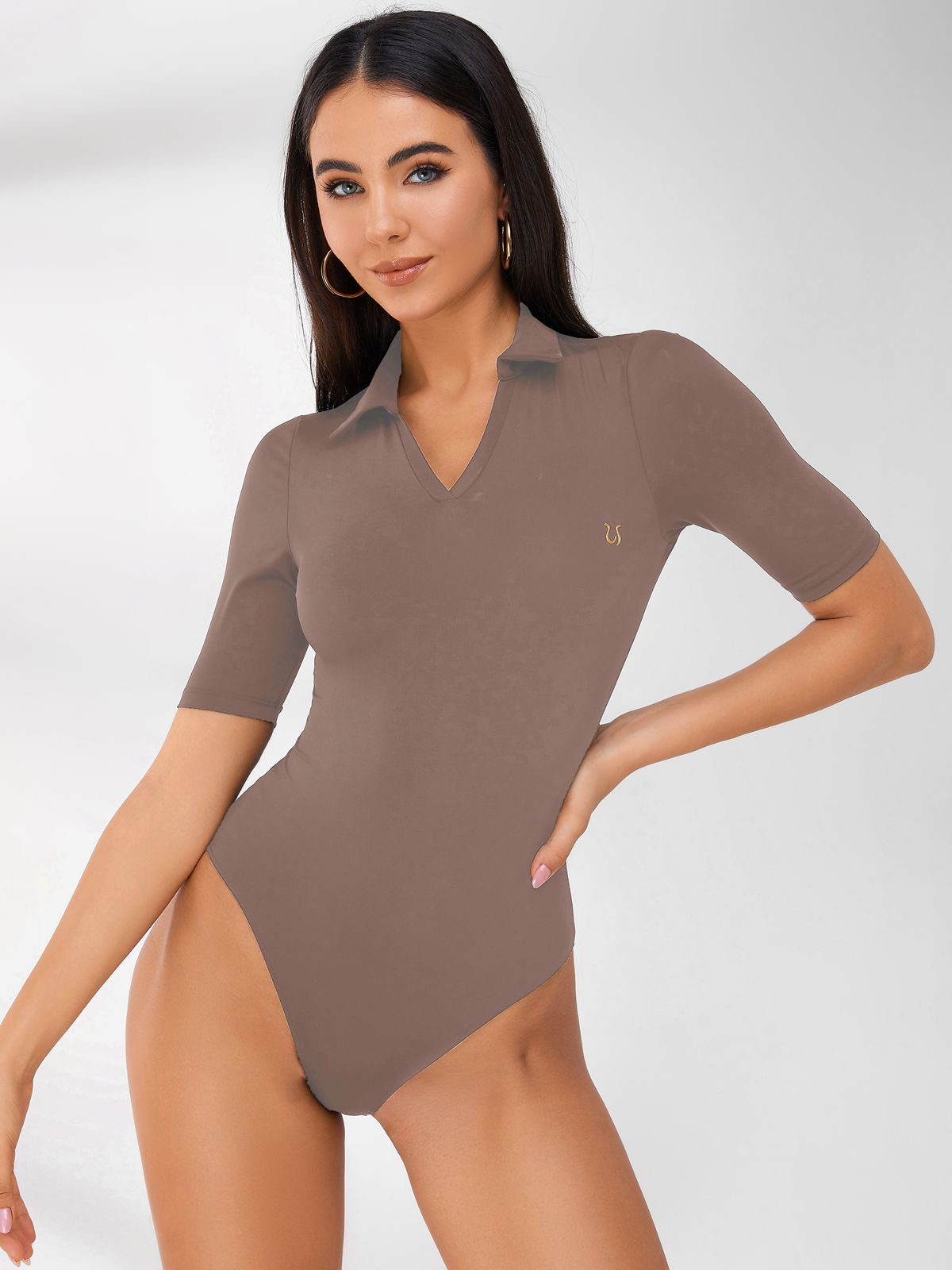 Lapel Collar Bodysuit