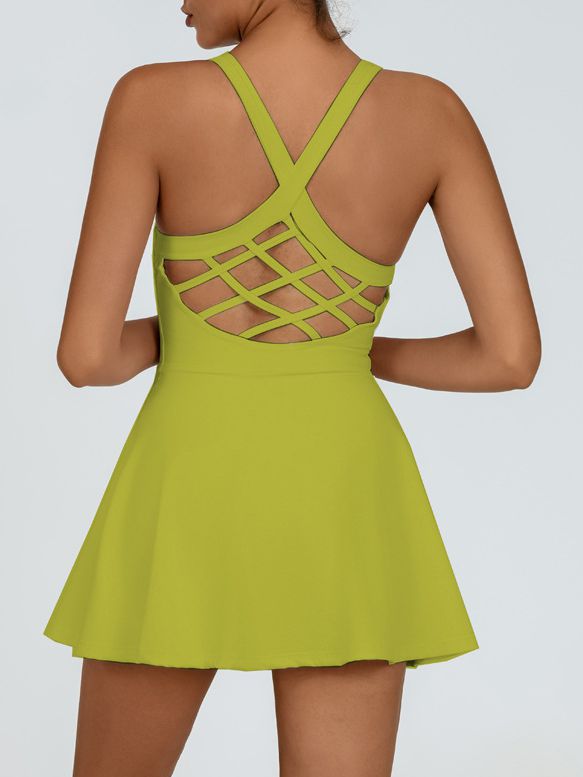 Cross Back Quick Dry Tennis Dress
