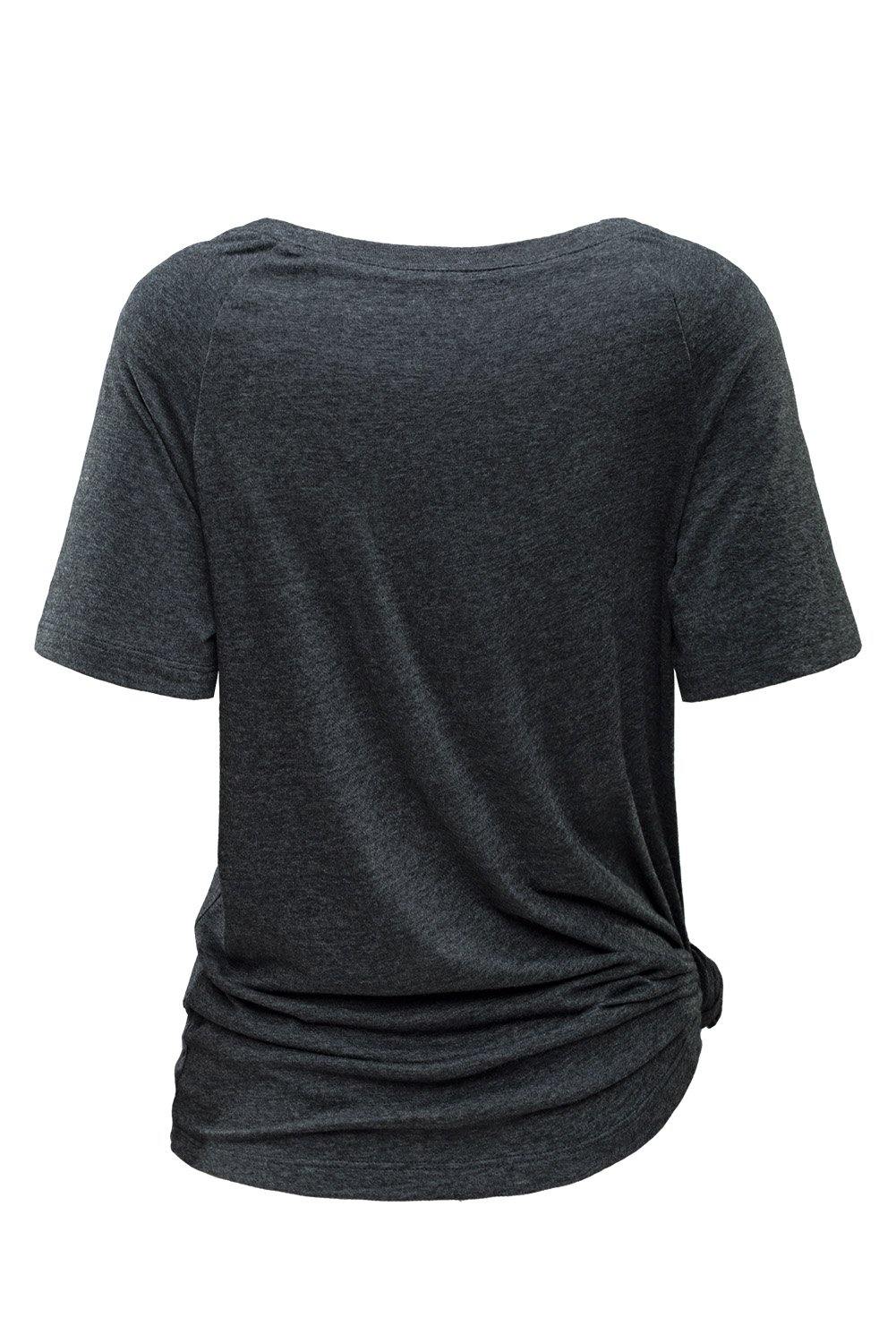 Zoey Rock Grey White Tee