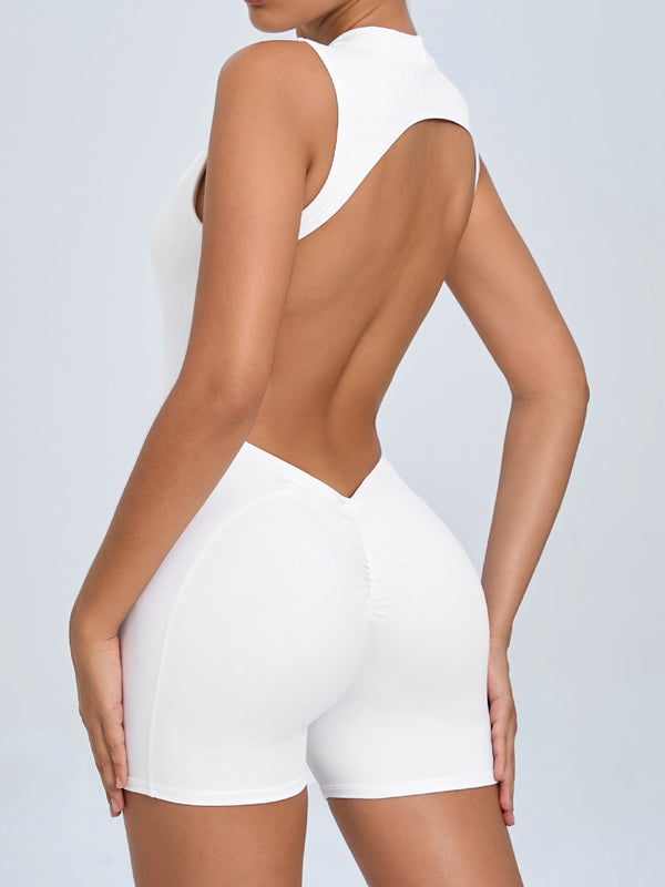 Backless Scrunch Bum With Pads Romper
