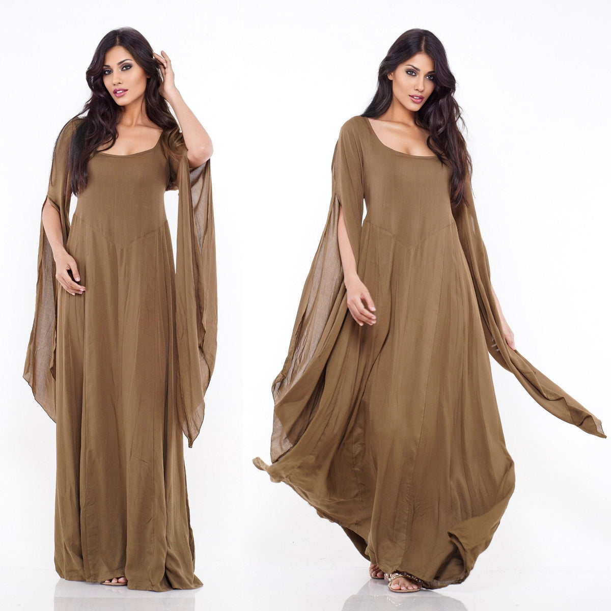 Carrie Cottagegoth Renaissance Bohemian Maxi Dress