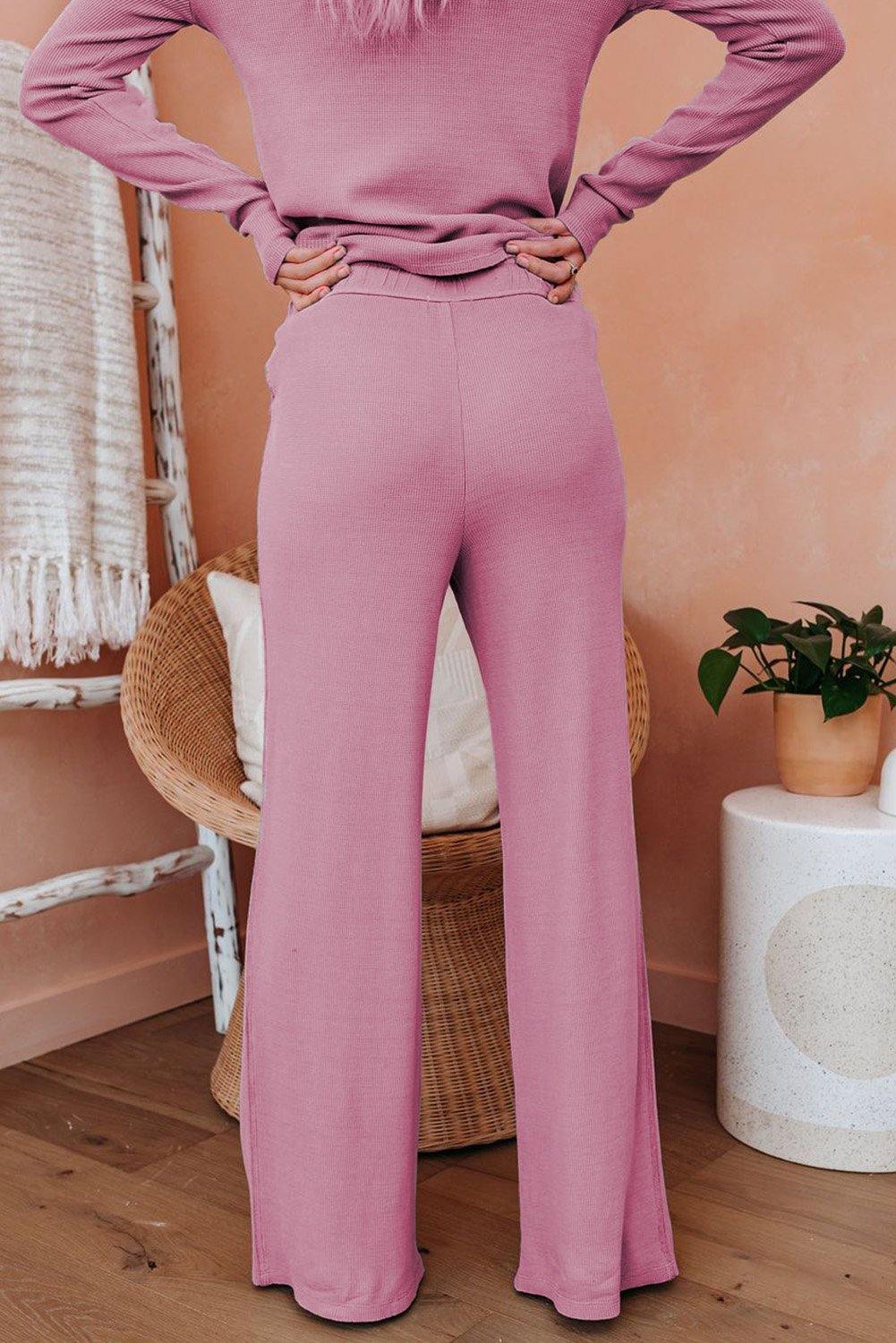 Elizabeth Cotton Modal Shirt and Pants Loungewear