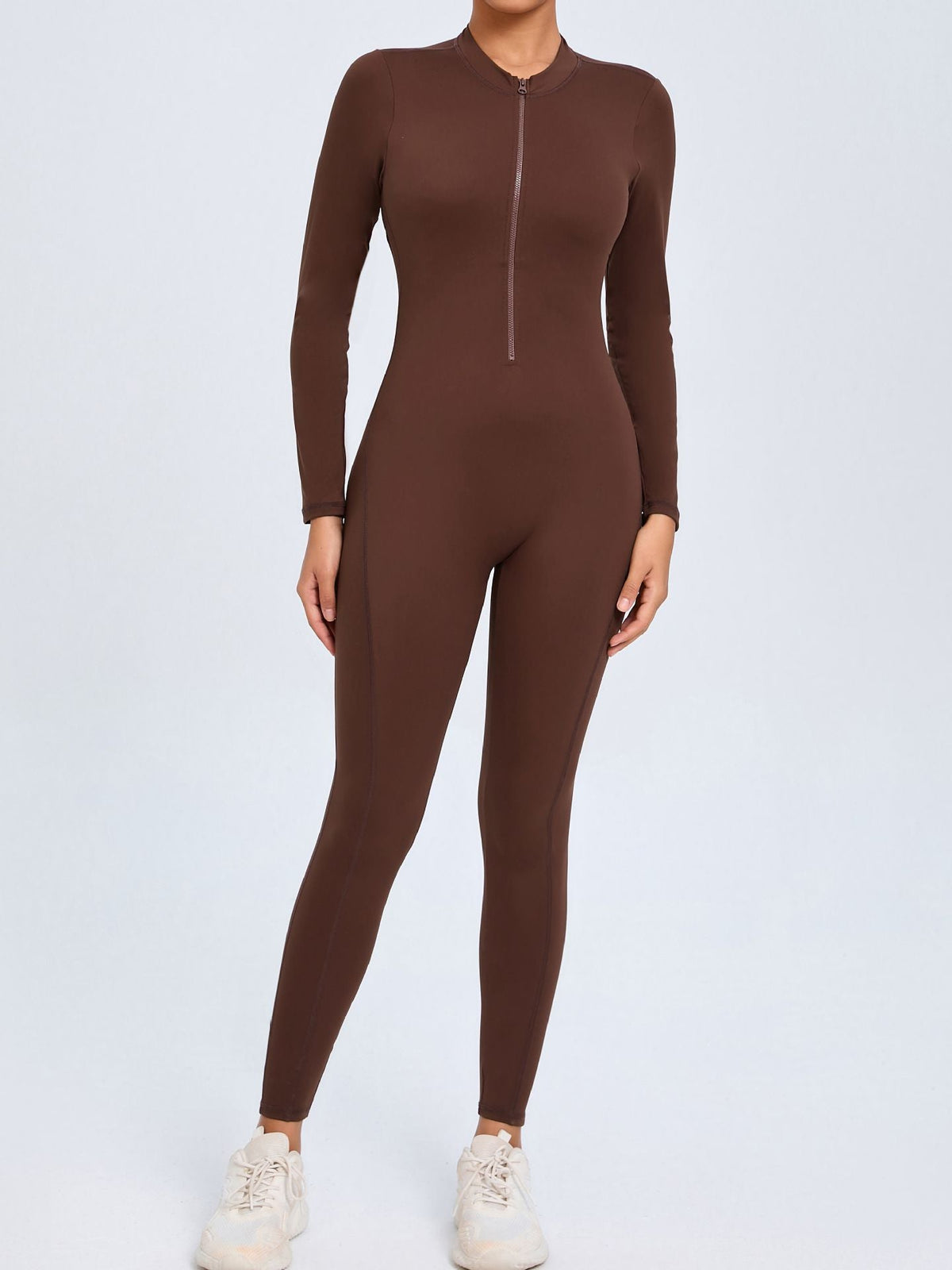 Backless Zipper Hollow Out Scrunch Bum Jumpsuit