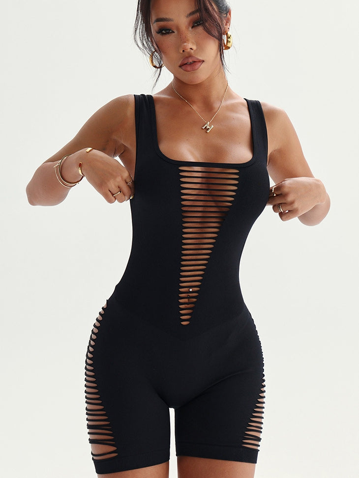Hollow Out Quick Dry Romper