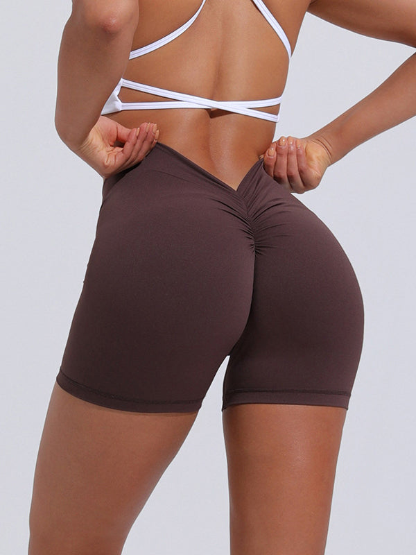 Deep-V Scrunch Bum Leggings