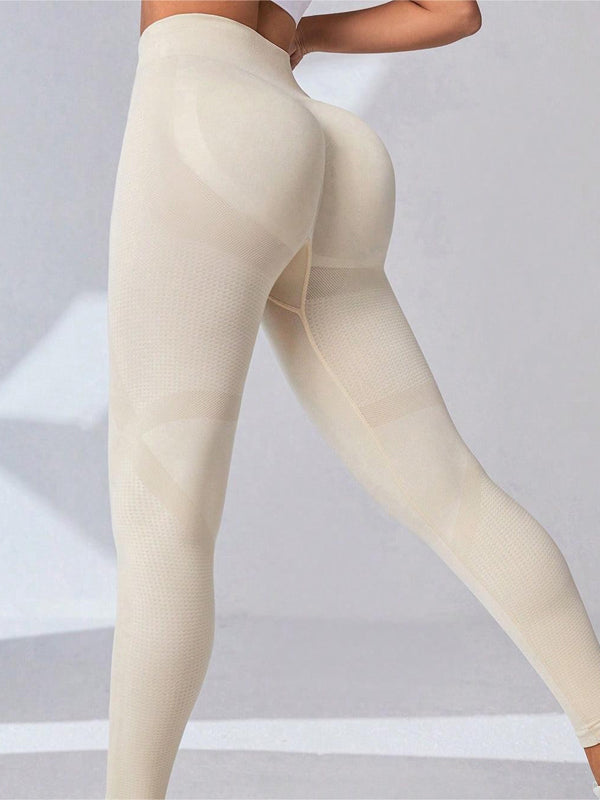 Hip-lift Seamless High-waisted Elastic tight Leggings