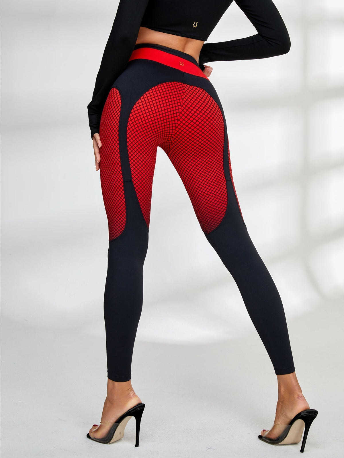 Pop Style Contrast Color Leggings