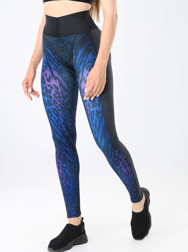 Leopard Print Fly-Eye Hip-lift Leggings