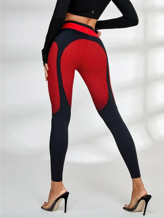 Pop Style Contrast Color Leggings