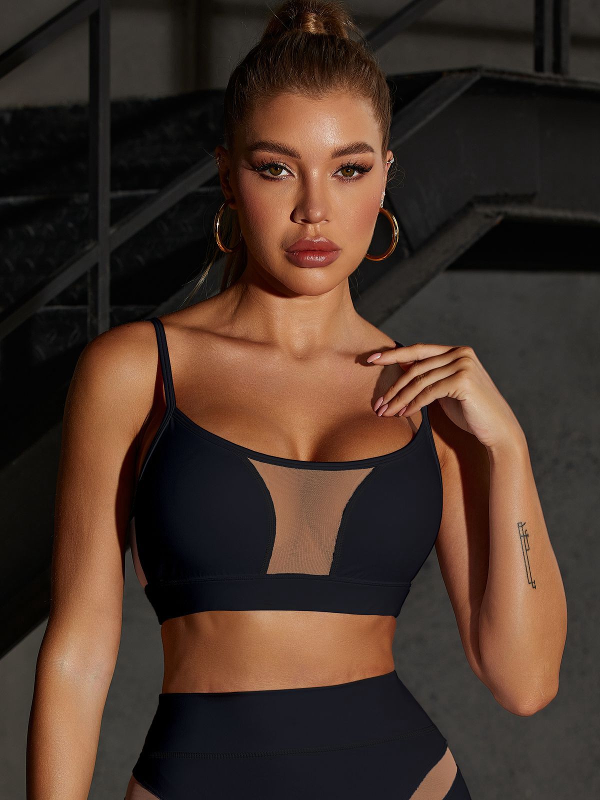 Super Sexy Unique Mesh Hip-lift Leggings