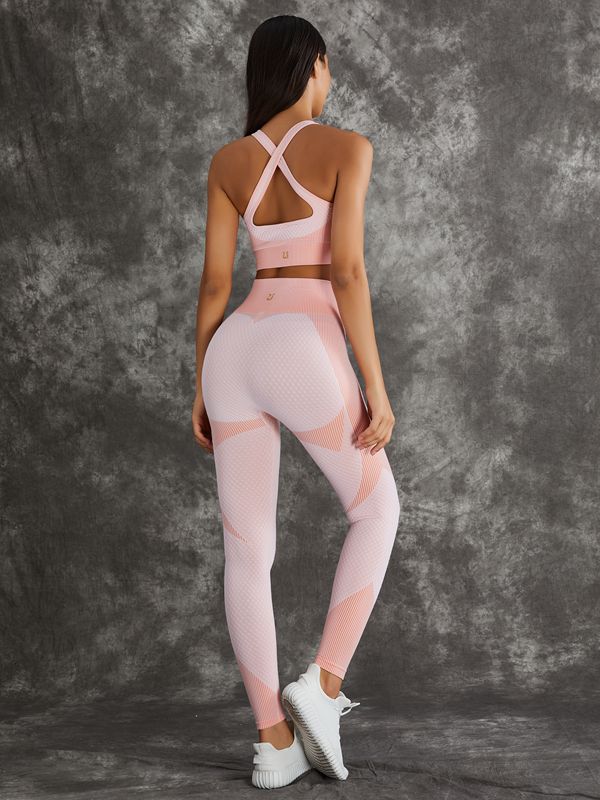 3 Pieces Long Sleeve Zippers Fitness Sportswear