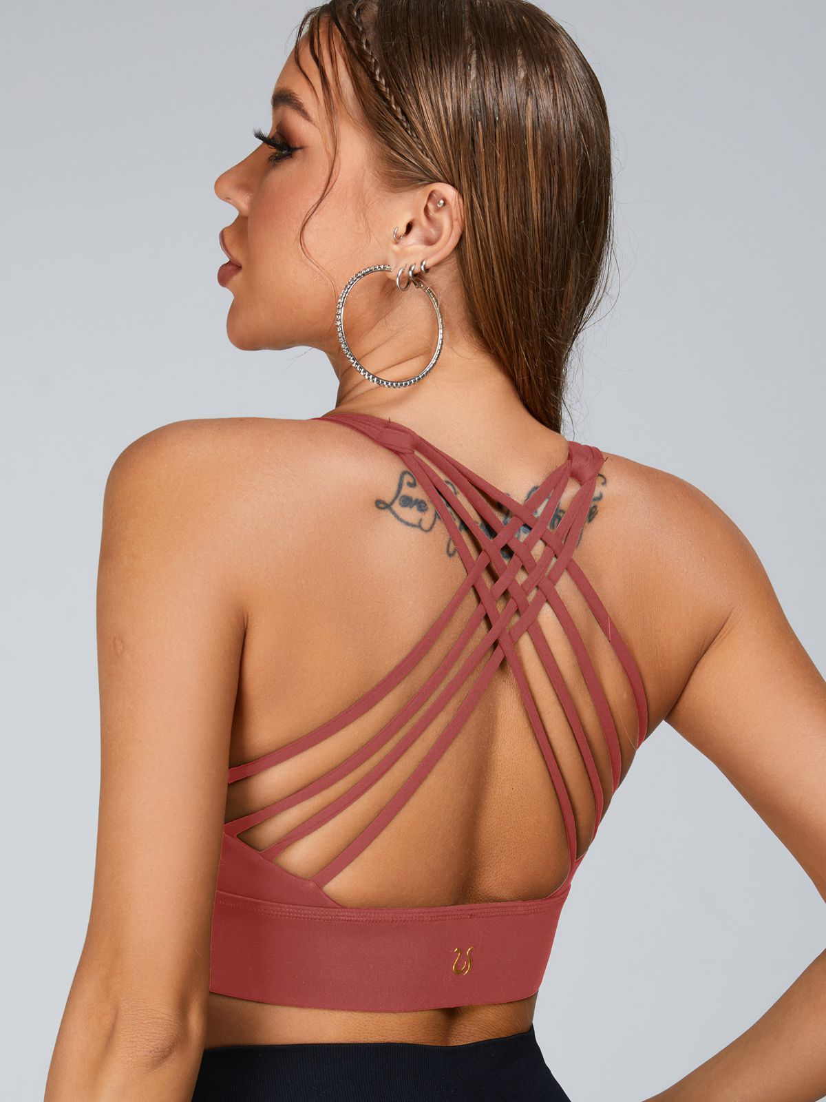 Basic Cross Back Sports Bras