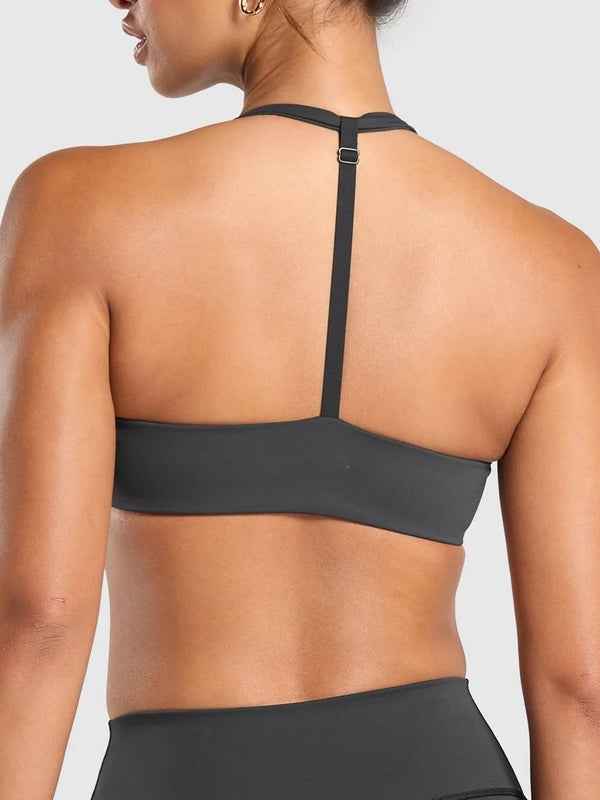 Halter Backless Sports Bras