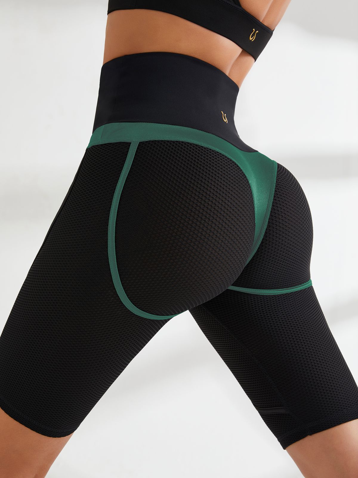 Fly Eye Contrast Color High-rise Sportswear