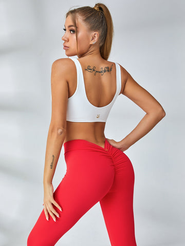 Big U Collar Deep-V Scrunch Bum Tracksuit