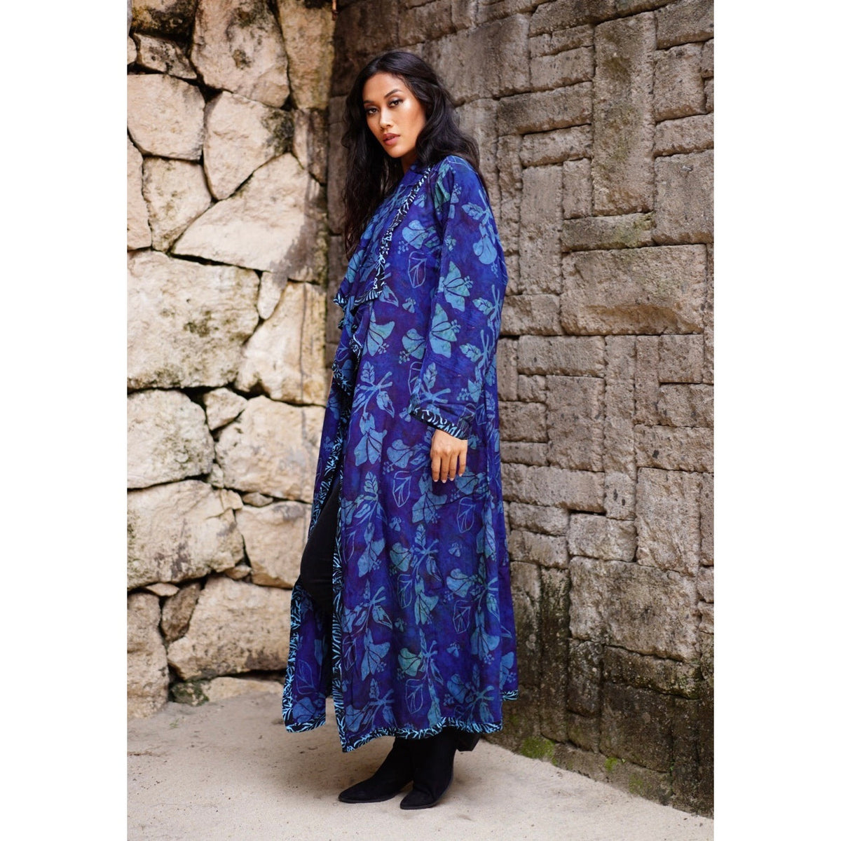 Yvonne Boho Jacket Duster Long Sleeve Cascade Bali Batik
