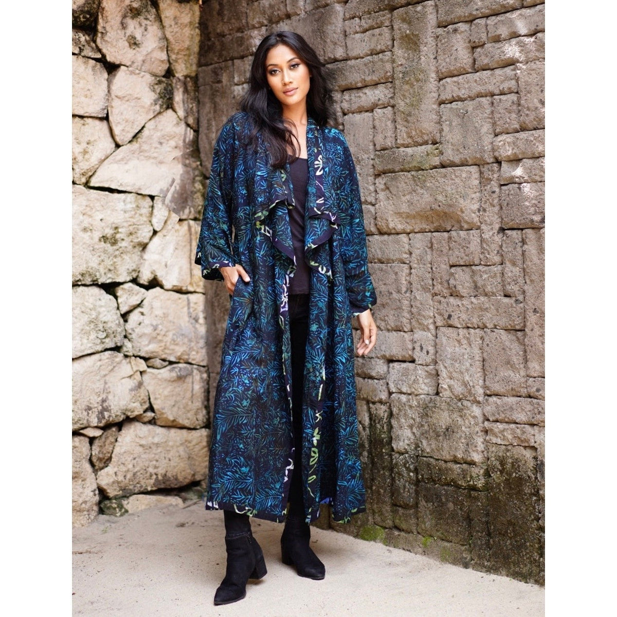 Yvonne Boho Jacket Duster Long Sleeve Cascade Bali Batik