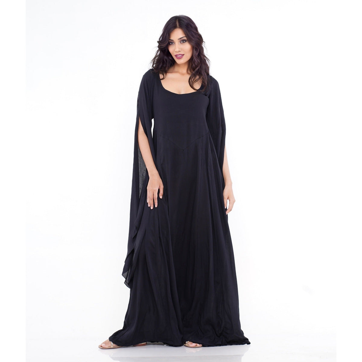 Sariah Renaissance Flowing Sleeve Boho Maxi Dress