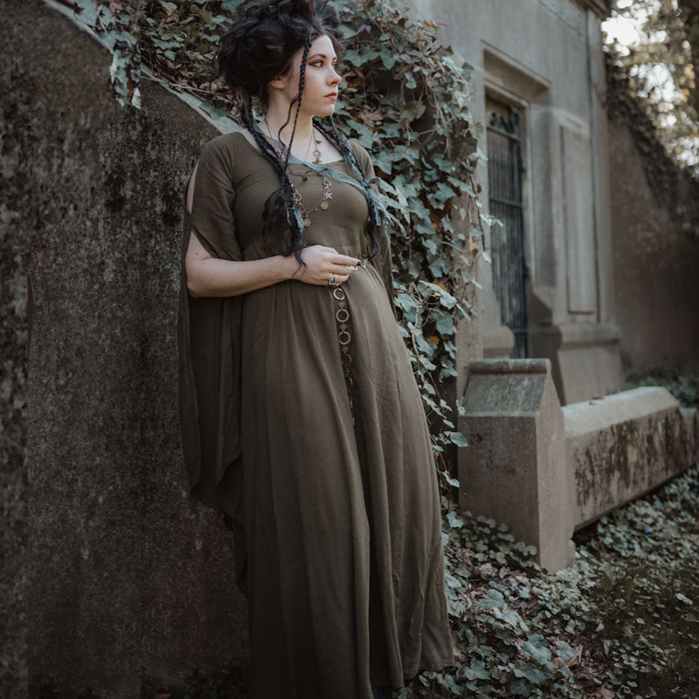 Carrie Cottagegoth Renaissance Bohemian Maxi Dress