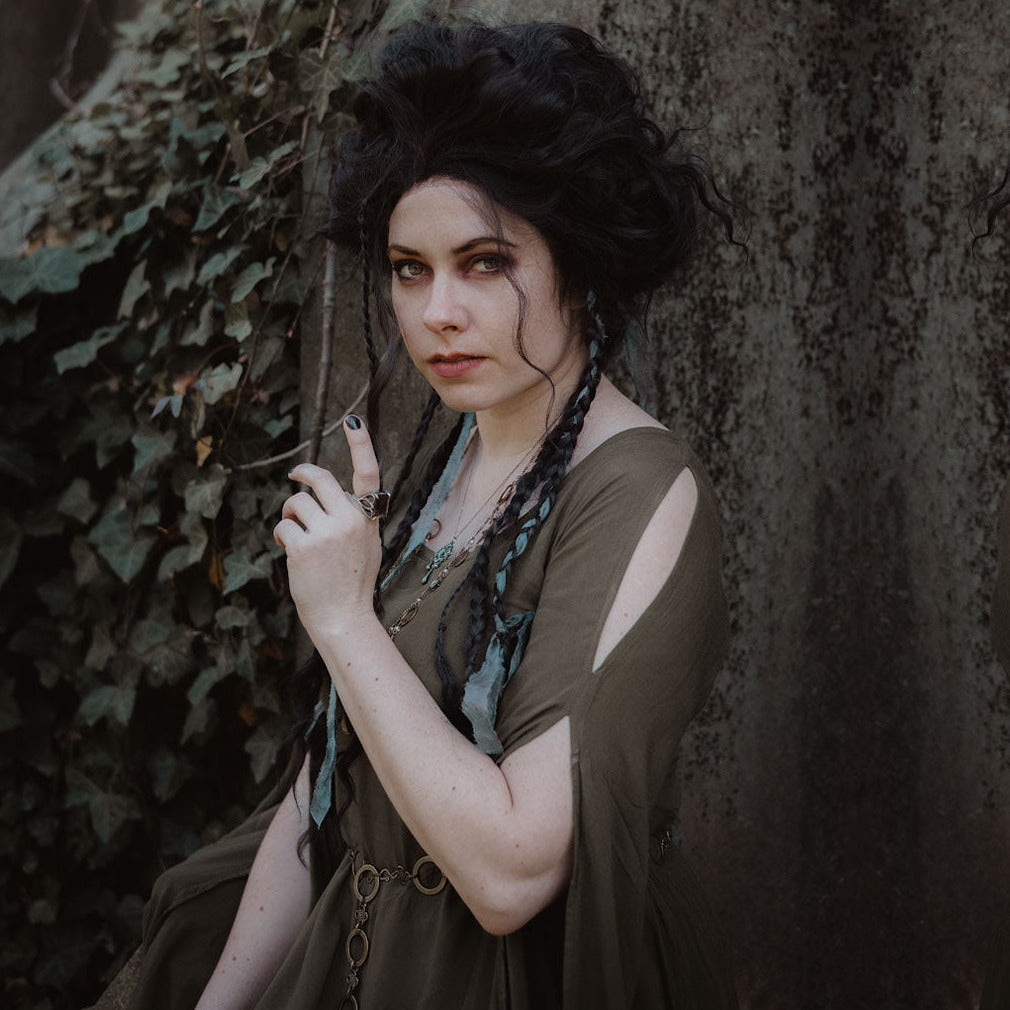 Carrie Cottagegoth Renaissance Bohemian Maxi Dress
