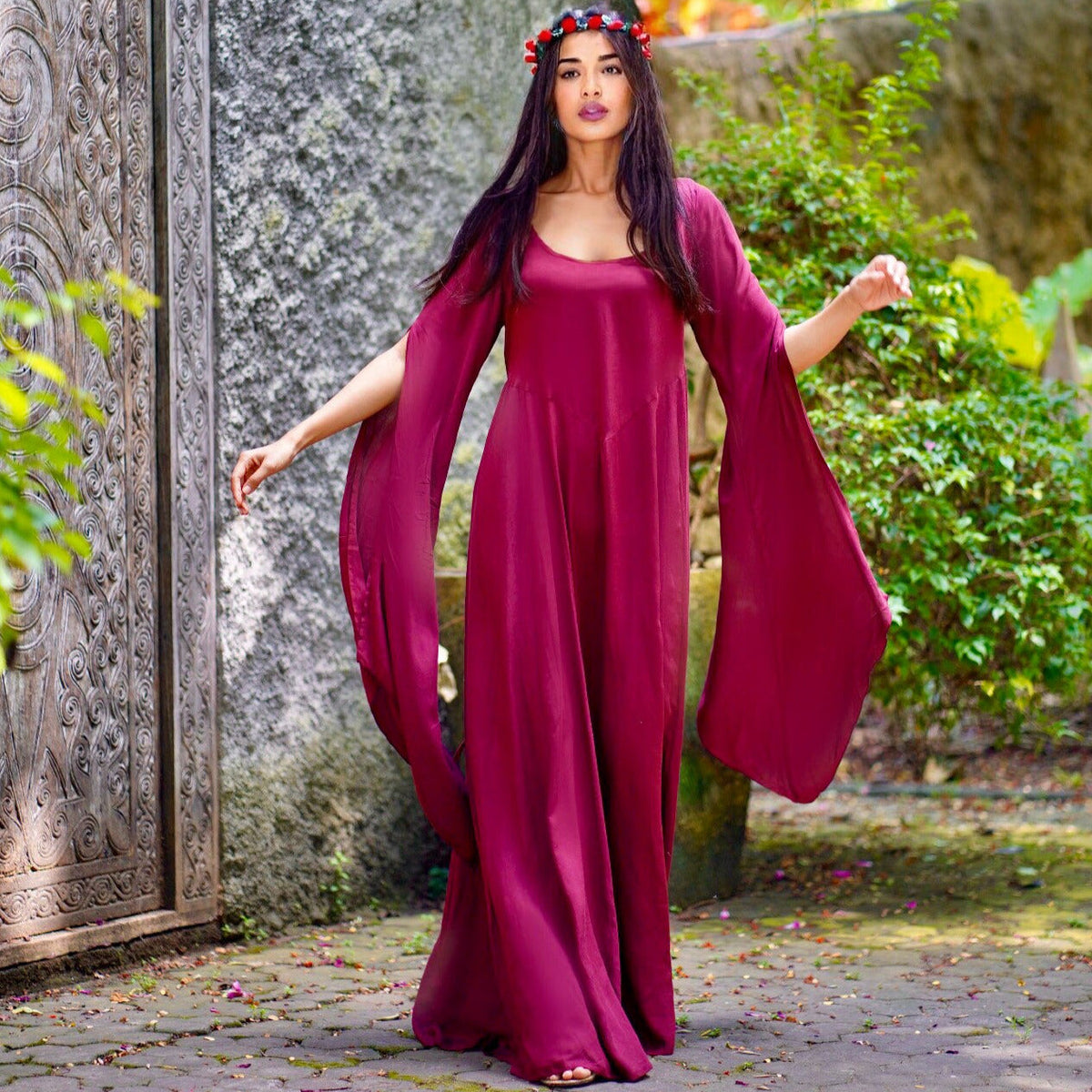 Carrie Cottagegoth Renaissance Bohemian Maxi Dress