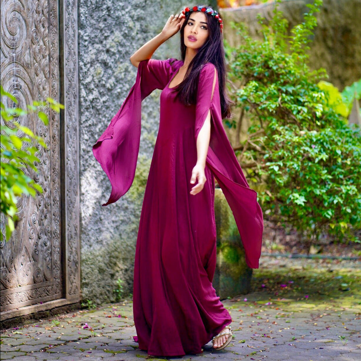 Carrie Cottagegoth Renaissance Bohemian Maxi Dress