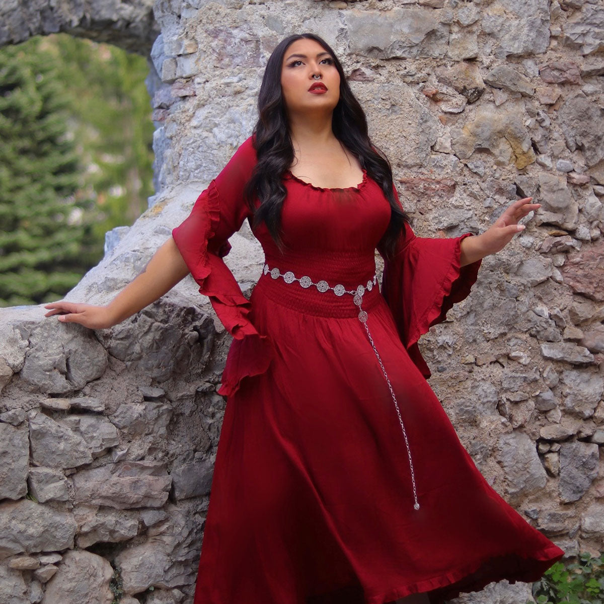 Paola Wiccan Goddess Maxi Dress