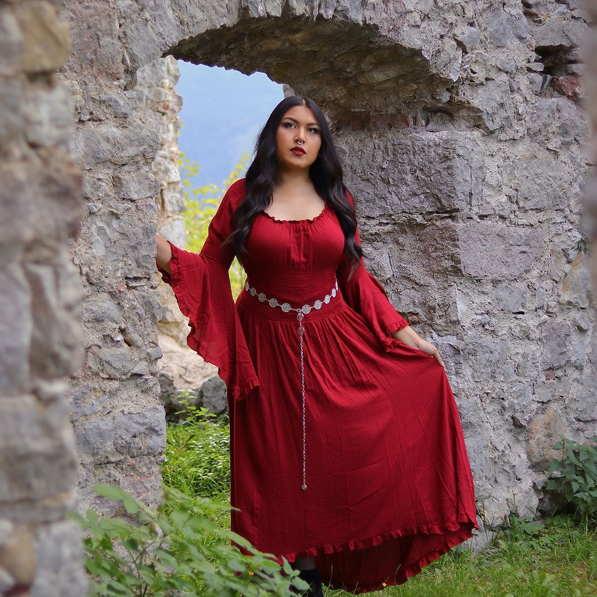 Paola Wiccan Goddess Maxi Dress